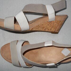 Aerosoles platform 3" wedge sandals sz 9.5